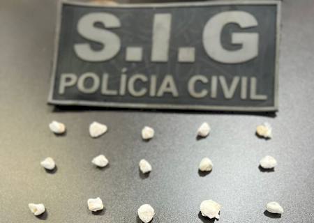 Dupla é presa suspeita de traficar crack em Novo Horizonte do Sul